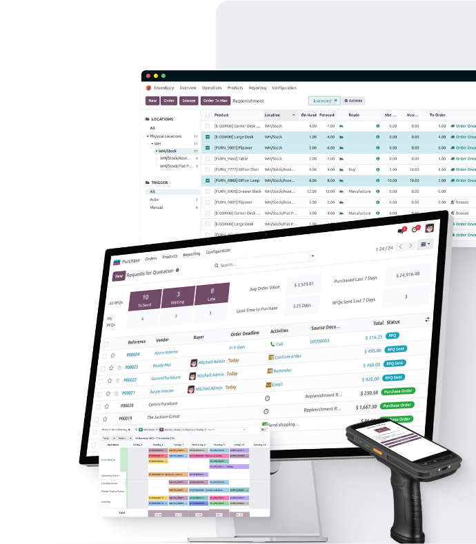 Odoo ERP - supply chain