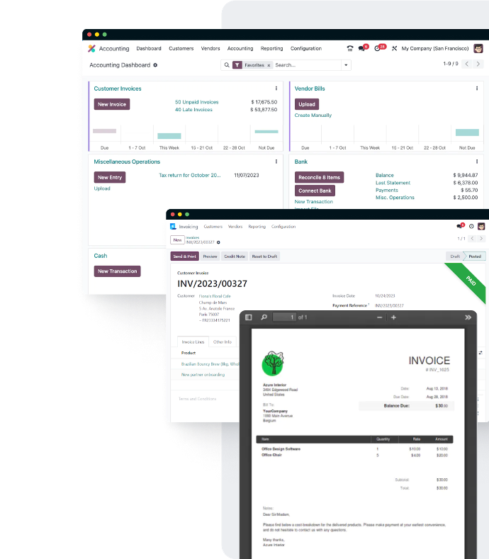 Odoo ERP - Finance