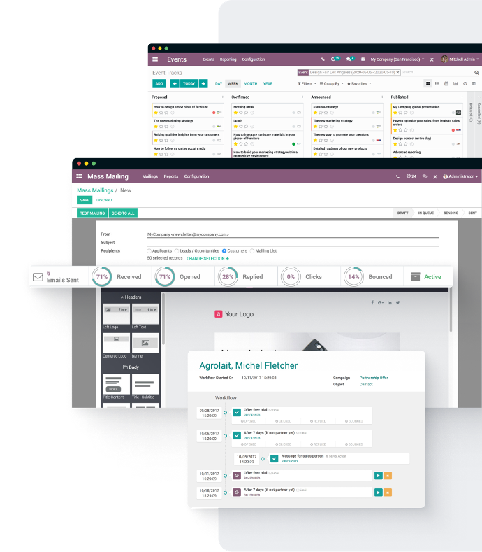 Odoo ERP - marketing