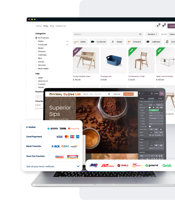 Odoo ERP - ecommerce